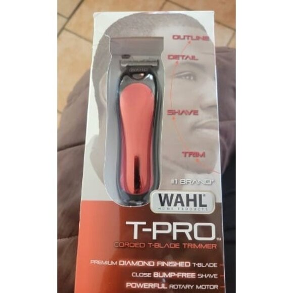 New T-Pro Corded Compact Men's Beard Trimmer with Diamond Finished T Blade - Picture 1 of 1